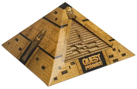 EscapeWelt - 3D drevená mechanická skladačka hlavolamu Pyramída