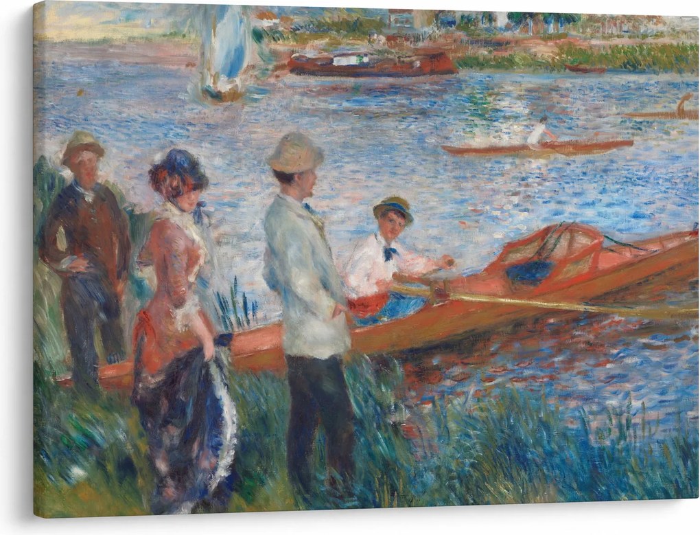 Obraz - Auguste Renoir, Oarsmen at Chatou, reprodukcia (70x50 cm)