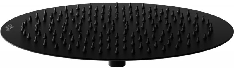 Mexen sprchová nerezová hlavica Round 30 cm, čierna, 79230-70
