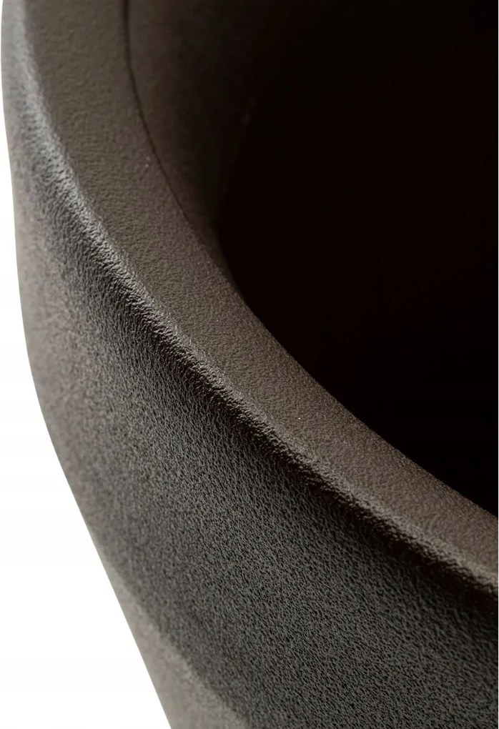 Sada 2 ks květináčů Purea 51,2x39,5/34,9x39,5 cm mokka hnědá