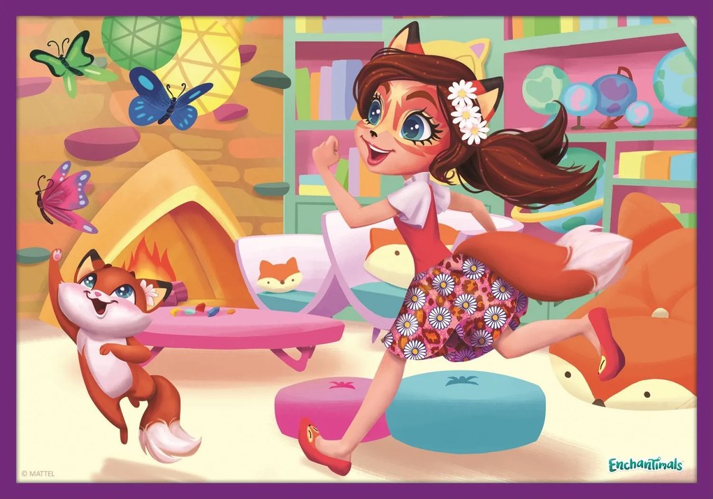 TREFL Puzzle Enchantimals 10v1