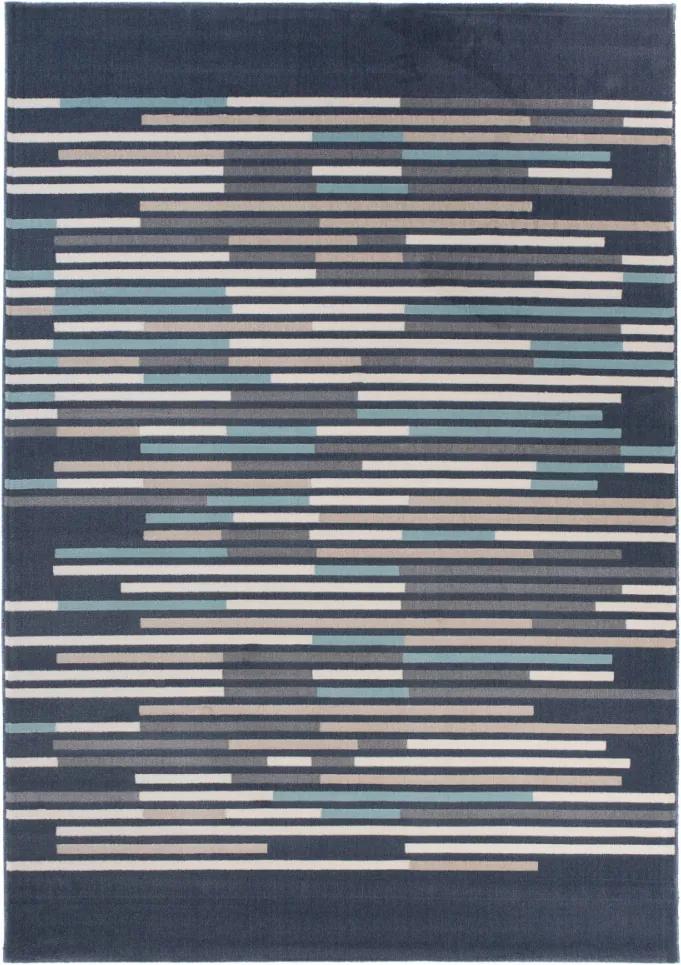 Kusový koberec PP Ken modrý, Velikosti 140x200cm