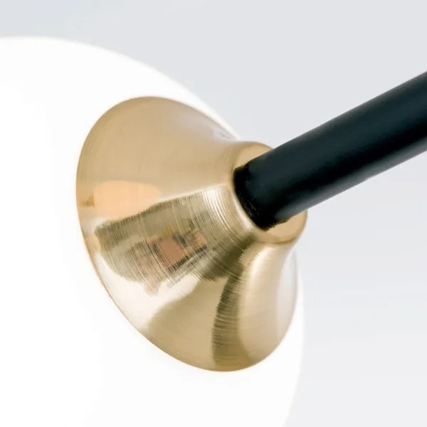 Orion DL 7-786/6 - Prisadený luster SNOWWHITE 6xG9/20W/230V pr. 84 cm čierna/zlatá