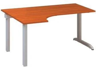 Ergo kancelársky stôl Alfa 300, 180 x 120 x 74,2 cm, ľavé vyhotovenie, dezén čerešňa