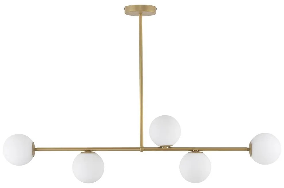 Luster na tyči GAMA 5xG9/12W/230V zlatá