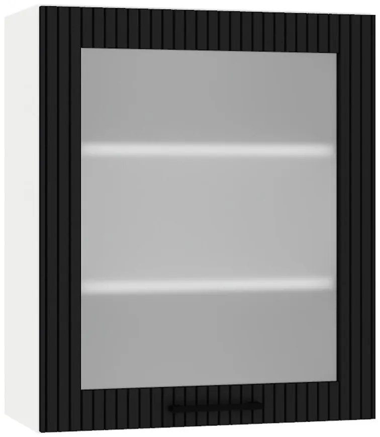 Skrinka do kuchyne Kate ws60 pl čierny hrášok