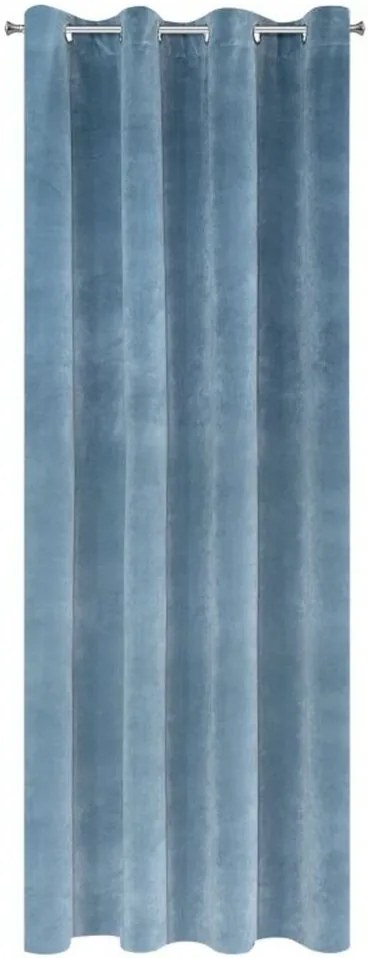 Krásne modré jednofarebné závesy 140X250 cm