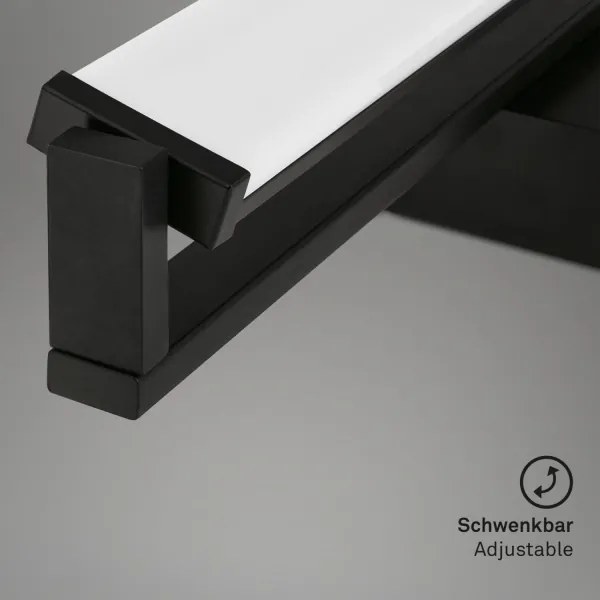 Brilo - LED Stmievateľné nástenné svietidlo LED/18W/230V 2700-4000K čierna