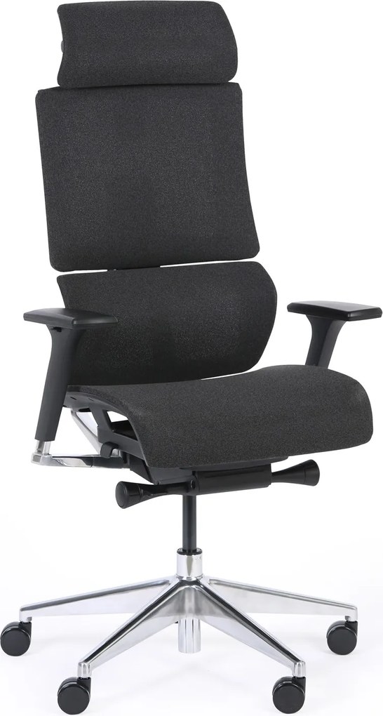 Kancelárska stolička s balančným operadlom PHOENIX, čierna