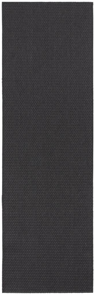 BT Carpet - Hanse Home koberce Behúň Nature 104276 Anthracite – na von aj na doma - 80x350 cm