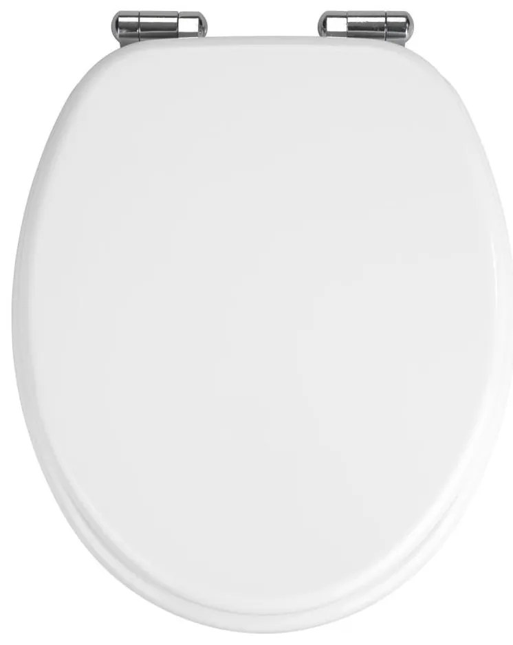 WENKO 22885100-WC sedátko URBIO 36x42,5 cm biela/strieborná