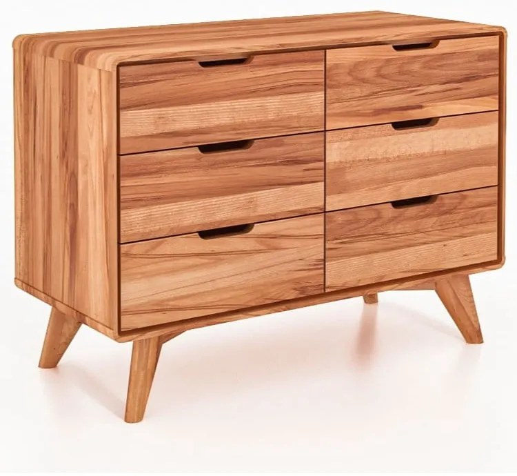 Nízka komoda z bukového dreva 90x63 cm Greg - The Beds