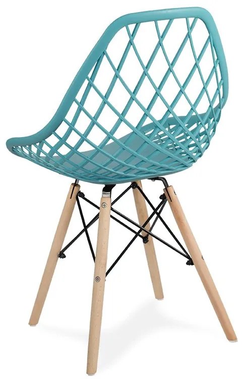 Dekorstudio Dizajnová stolička OSLO tyrkysová