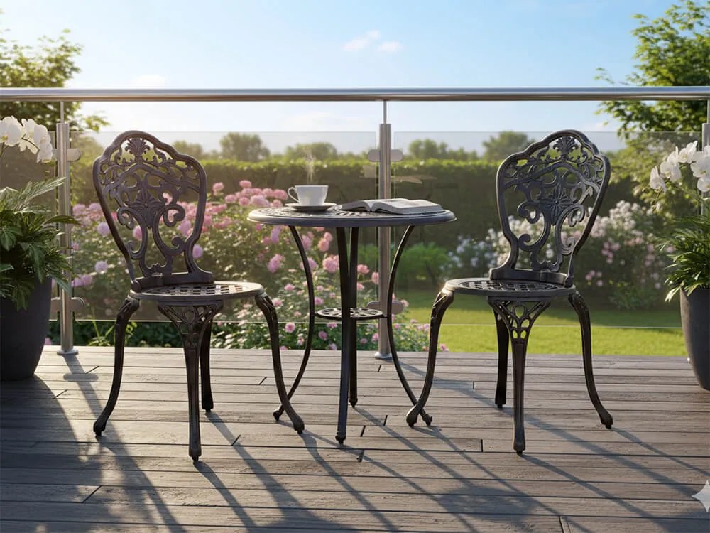 CH Záhradný hliníkový stôl Danbury