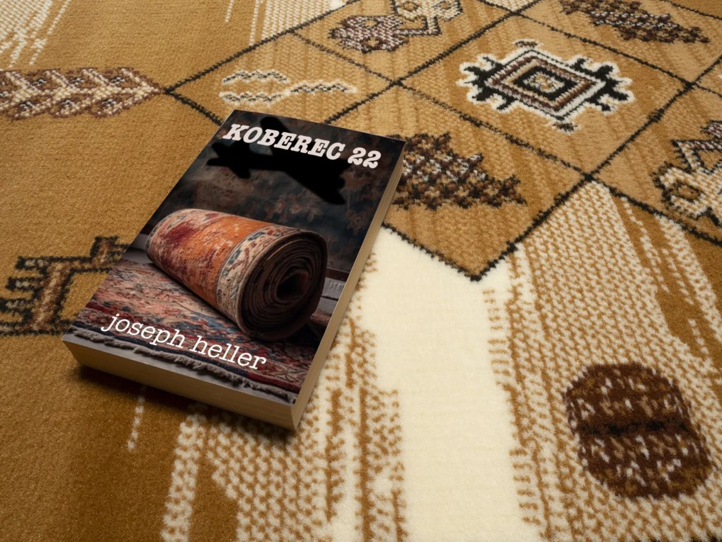 Alfa Carpets, Kusový koberec TEHERAN T-375 beige, 80x150, béžová, chodba / predsieň