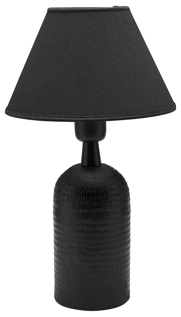 PR Home Riley stolová lampa tienidlo látka, čierna