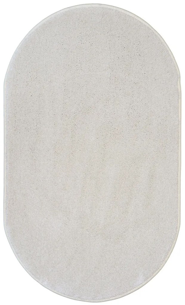 Kusový koberec Laguna krémová ovál, 160x240 ovál, biela, obývacia izba, Vopi