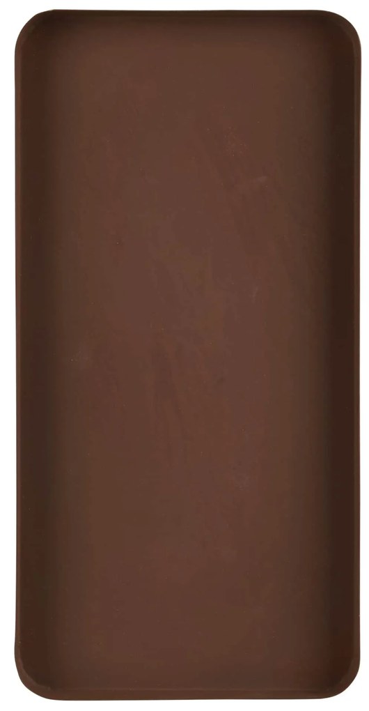 Ib Laursen Kovový podnos Oblong Antique Brown