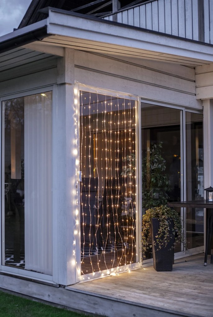 STAR TRADING Vonkajší svetelný LED záves Sherrie 200 x 100 cm