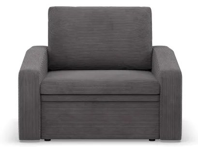 Kreslo ORBIT Poso rozkladacie, tmavosivé