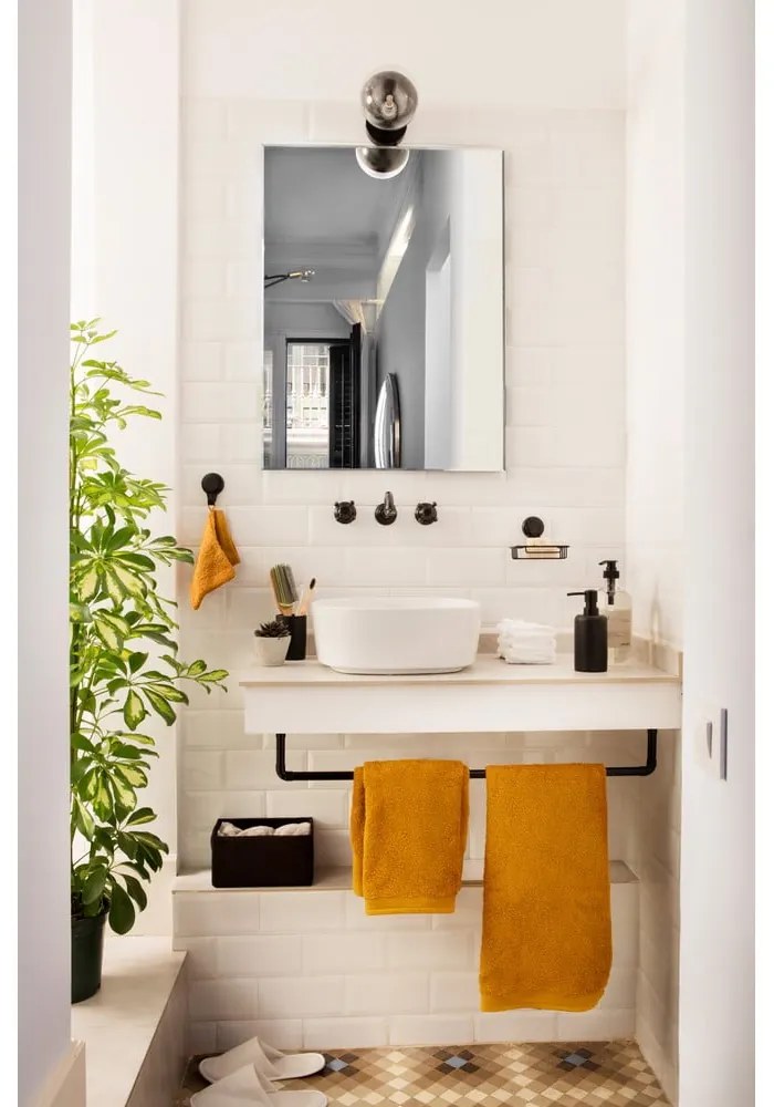 Súprava 2 čiernych samodržiacich nástenných háčikov Compactor Bestlock Black Small Hooks