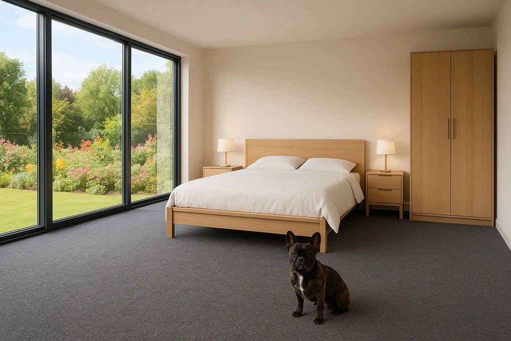 Condor Carpets, Záťažový koberec Rambo-Bet 78, na mieru, šíře 2m, šedá, filc, kuchyňa