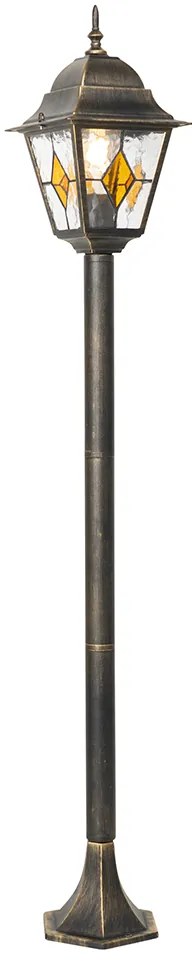 Vintage vonkajšia lampa Antigua starožitné zlato 120 cm