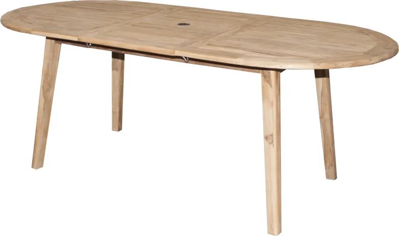 Doppler TECTONA - drevený rozťahovací teakový stôl 150/200x95 cm - 2. KVALITA (N294)