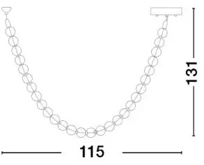 Luxusný luster Perla 131