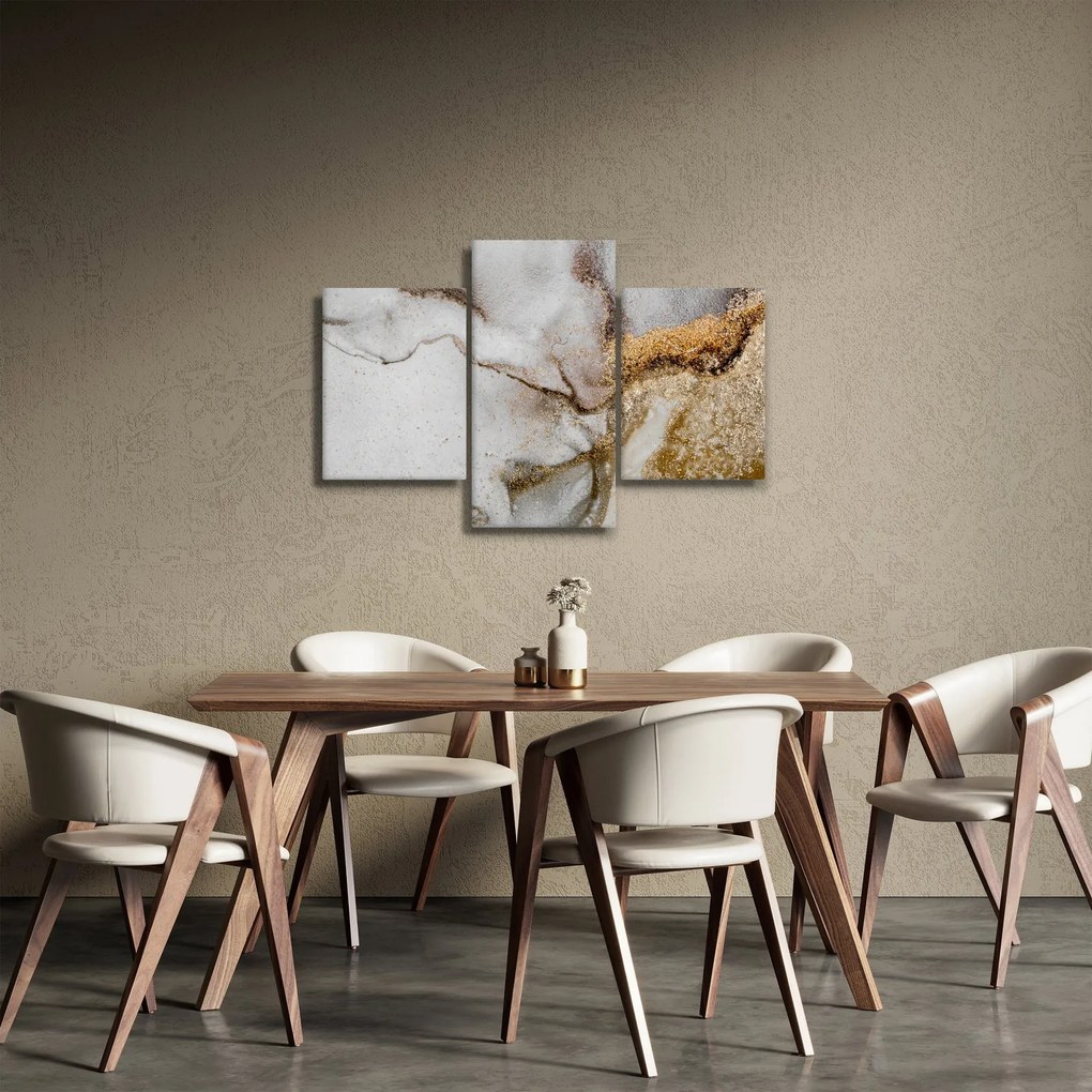 Obraz - Mramorový atrament (90x60 cm)