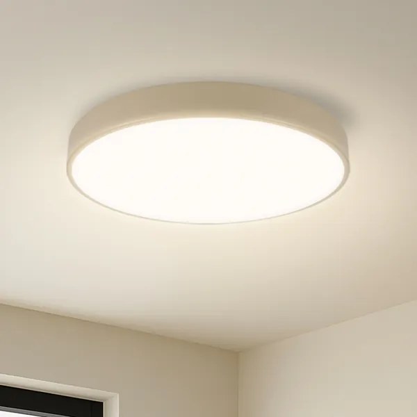 Brilagi - Stmievateľné LED svietidlo POOL SMART LED/48W/230V priemer 40 cm Wi-Fi Tuya béžové s diaľkovým ovládaním