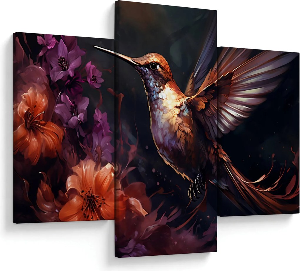 Obraz - Kolibrík (90x60 cm)