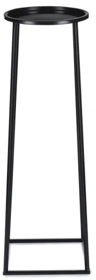 Stojan na kvety LOFT 70x24 cm čierna