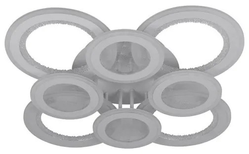 LED Stmievateľný prisadený luster LED/200W/230V 3000-6500K + diaľkové ovládanie