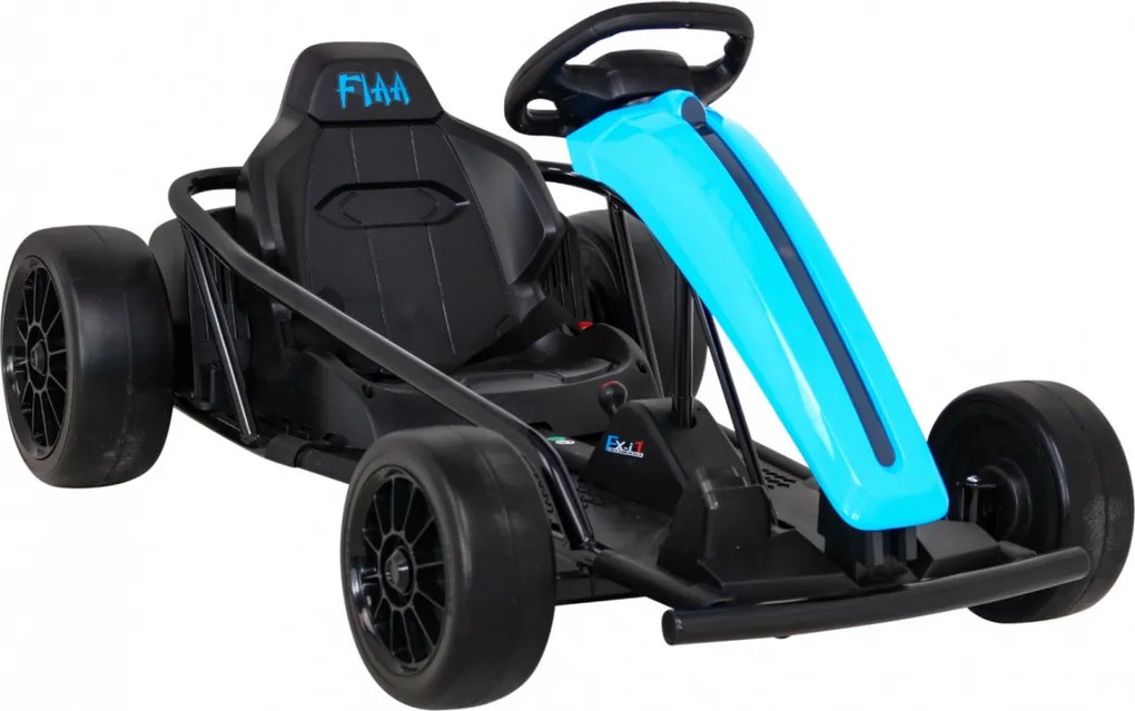 Ramiz Detská motokára na batérie FX1 Drift Master Modrá + funkcia Drift + kolesá EVA