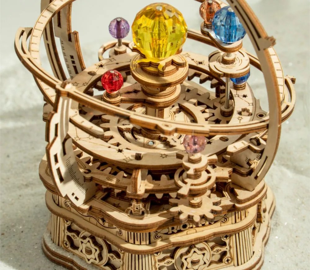 Robotime Rokr 3D dřevěné puzzle Hvězdná noc 84 ks