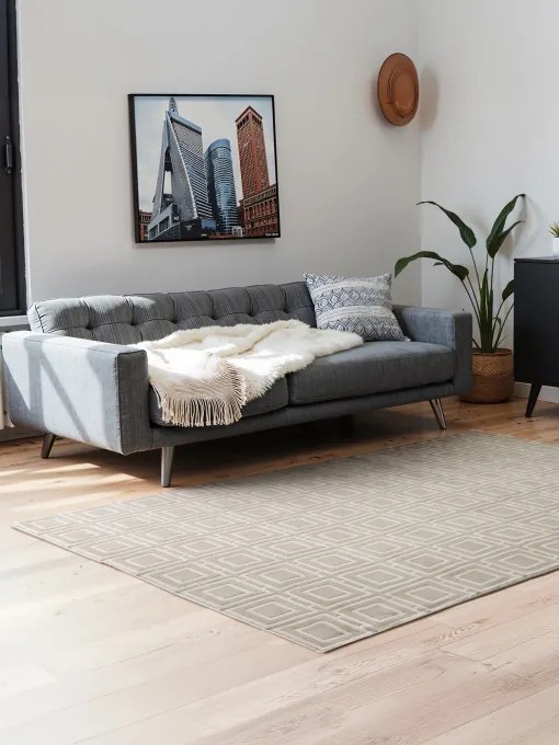 Koberec Elle Decoration Perles Howlite krémový
