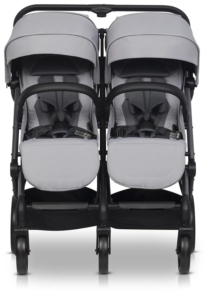 Súrodenecký kočík EasyGo Echo Cloudy Gray