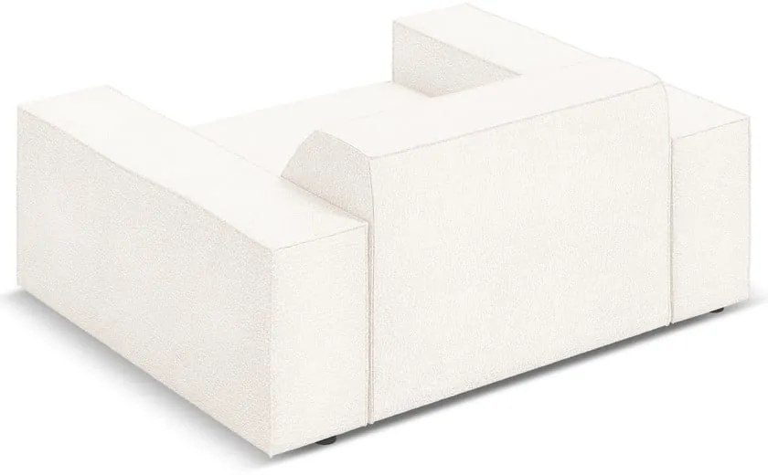 Béžové kreslo z textílie bouclé Jodie – Micadoni Home