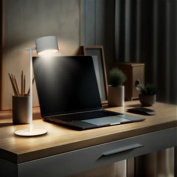 Solight WO68-W- LED Stm. nabíjacia lampa 3v1 LED/4W/2000 mAh 3000/4000/6500K biela