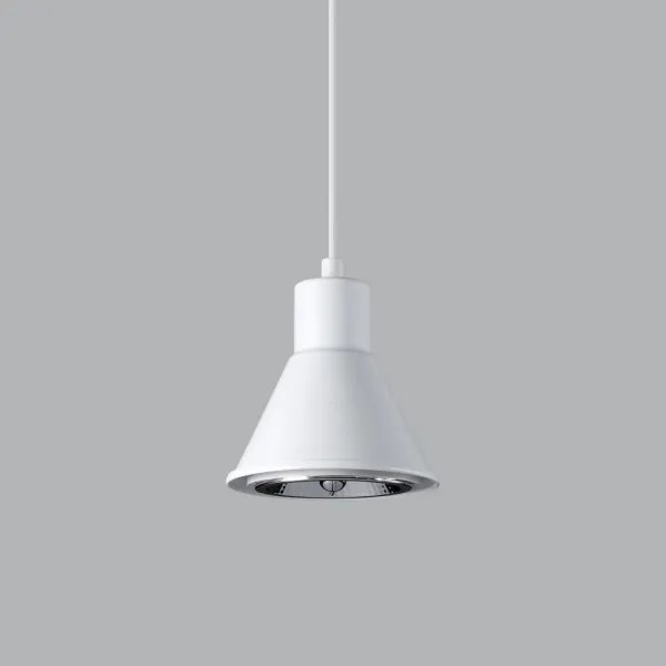 Sollux SL.0987 - Luster na lanku TAZILA 1xES111/60W/230V biela