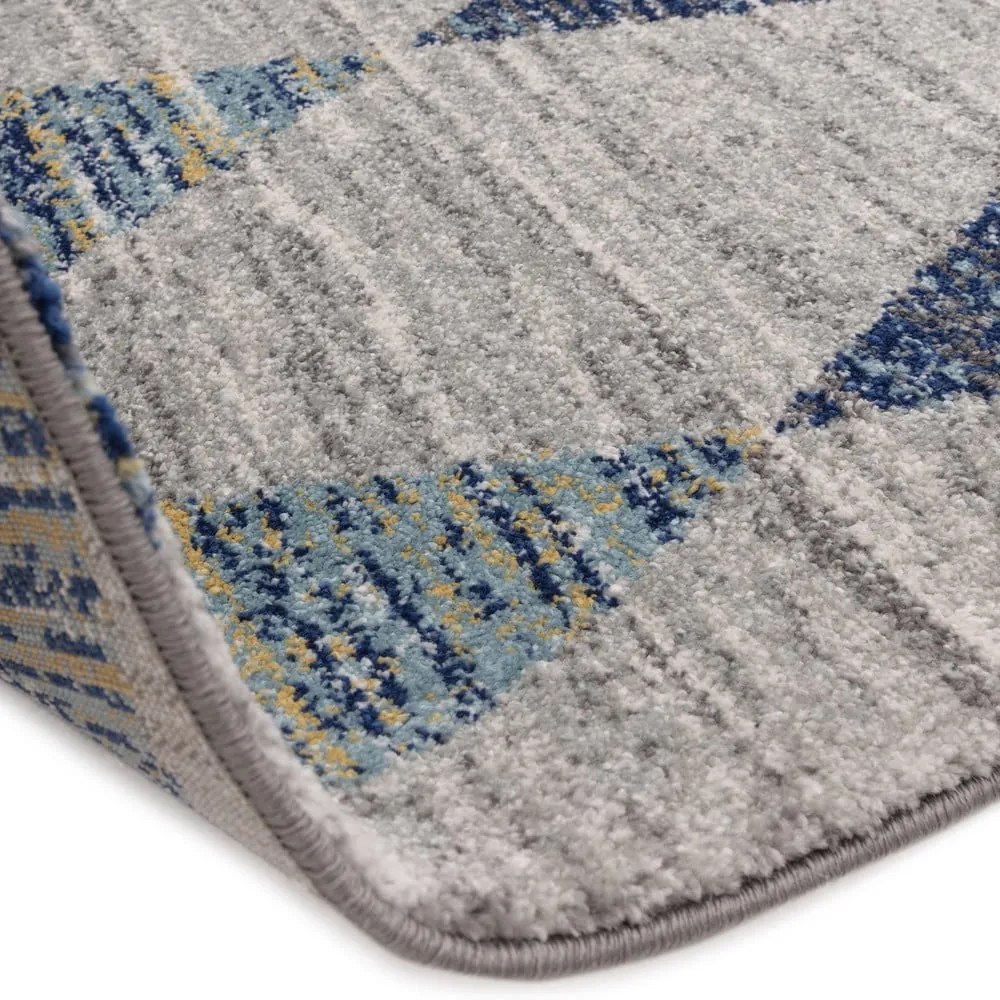 Modrý koberec 80x150 cm Muse Harlequin Blue – Asiatic Carpets