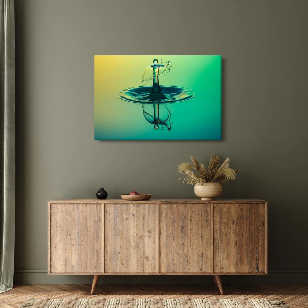 Obraz kvapky vody (90x60 cm)