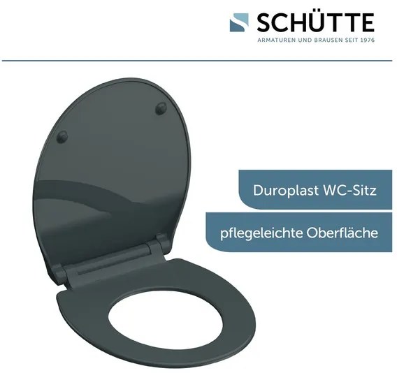 Schütte WC doska Slim (antracitová)  (100285013)