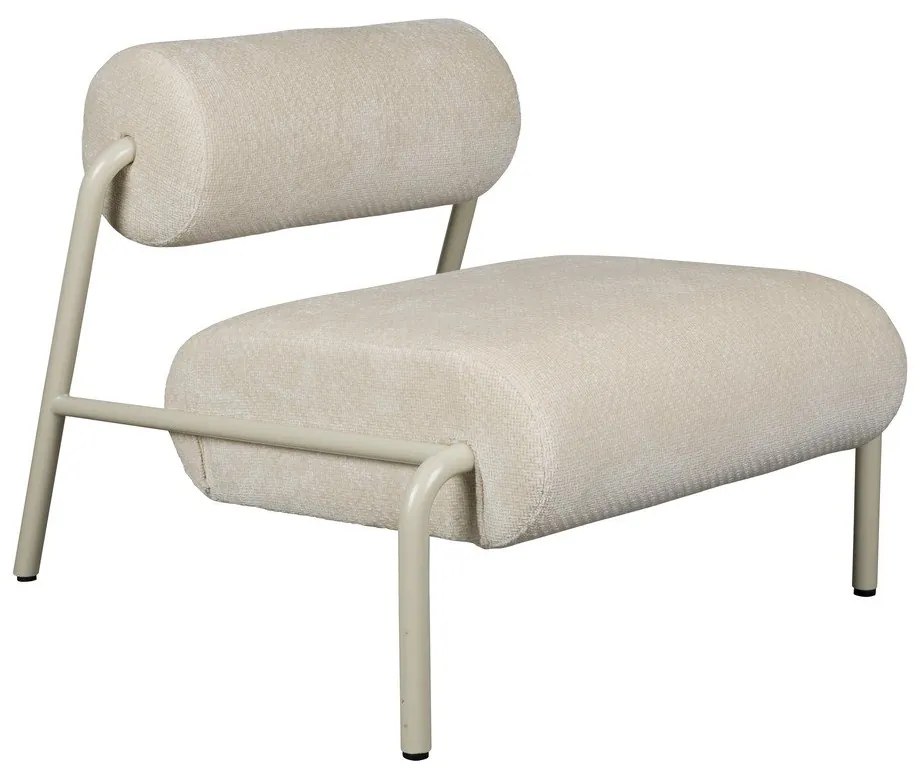 Krémové kreslo Lekima – Zuiver