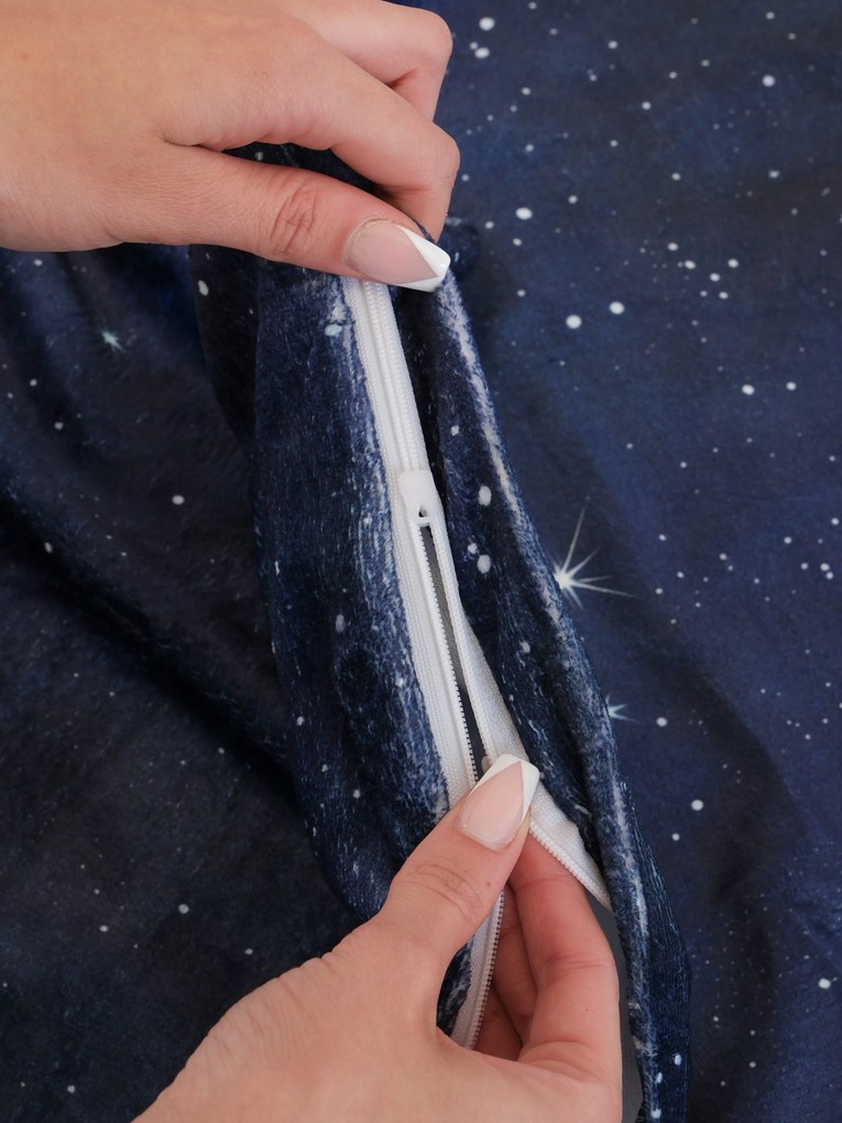 Obliečka na vankúš mikroplyš Digital 50 × 70 cm - Hviezdna obloha