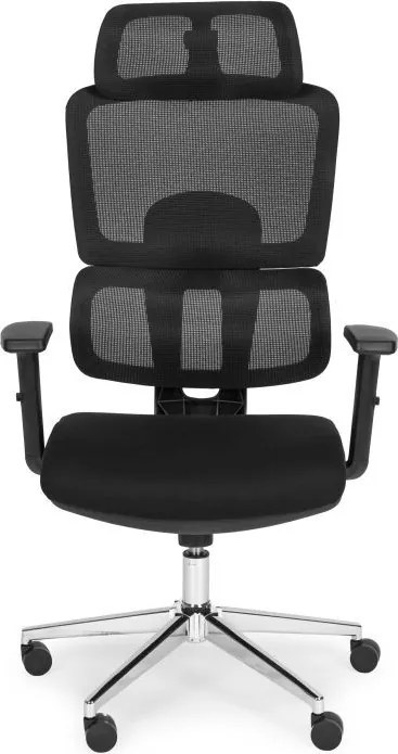 Ergonomická sieťovaná kancelárska stolička s nastaviteľnou opierkou hlavy