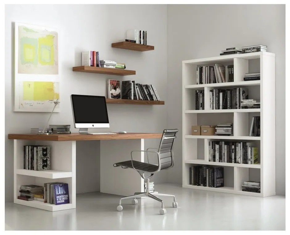 Biela knižnica TemaHome Dublin