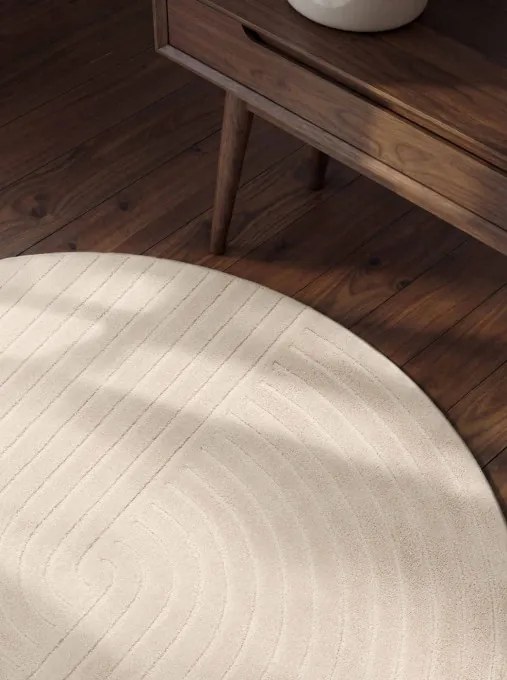 Koberec ARCURA krémový kruh