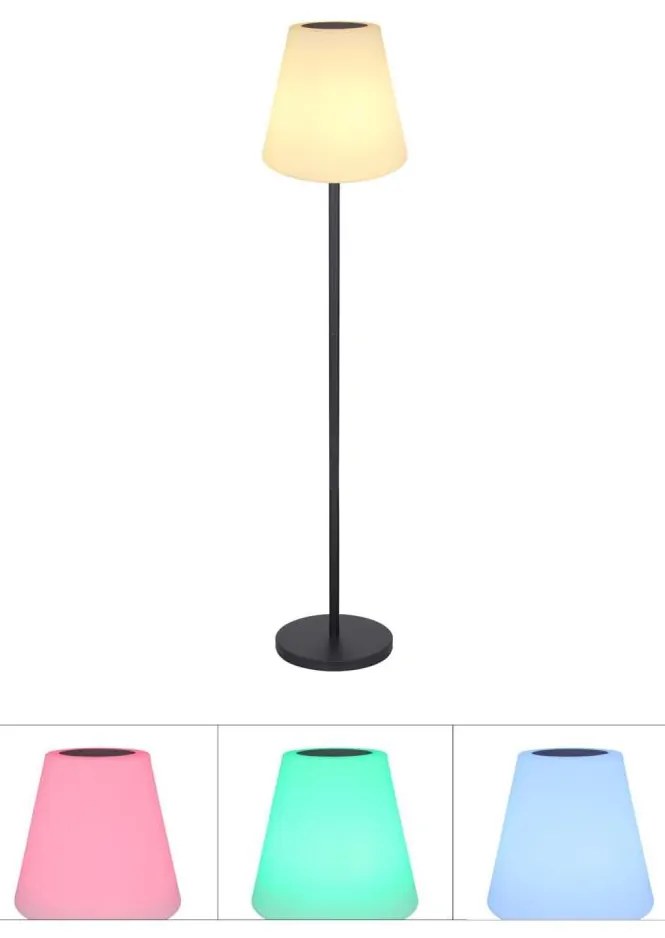 Globo 33897 - LED RGB Solárna dotyková stojacia lampa LED/0,1W/3V IP44